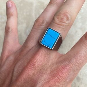 Turquoise ring - size 10
